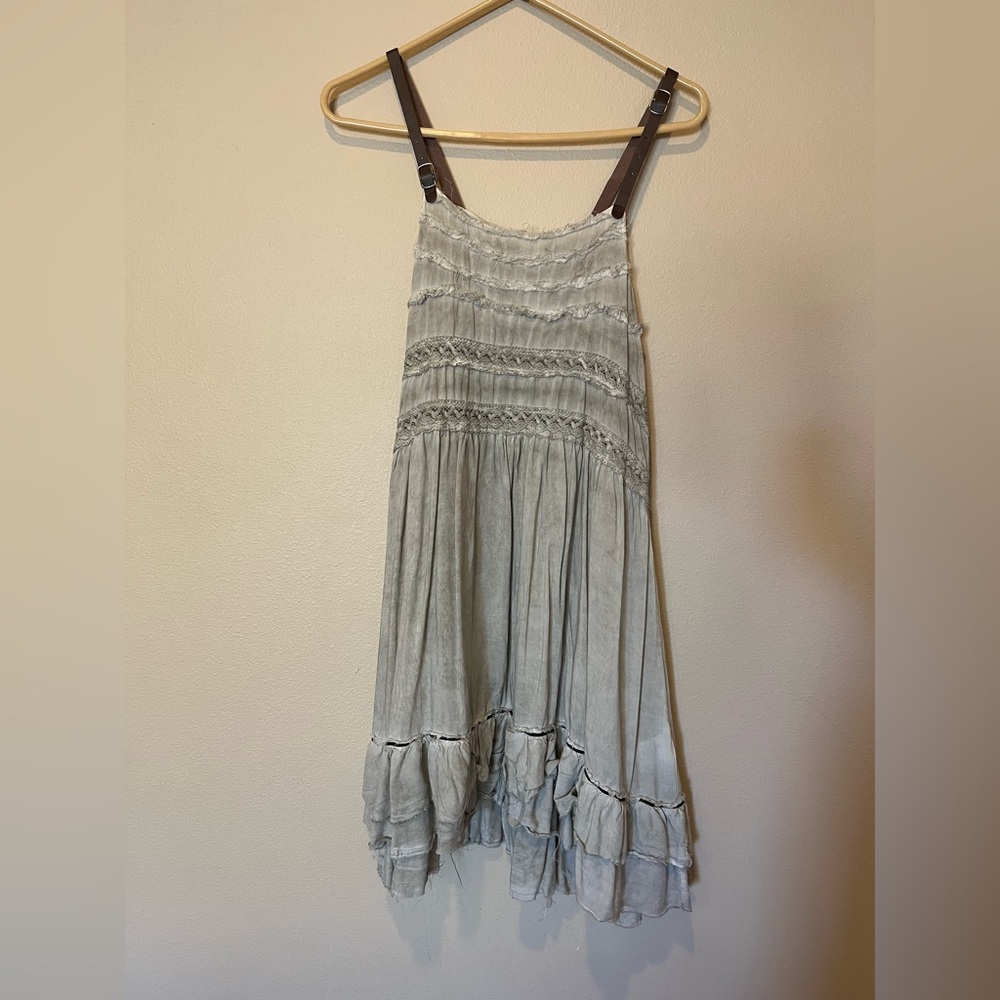 Black Swan Textured Gray Dress